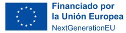logo financiado por la unión euopea Next Generation EU